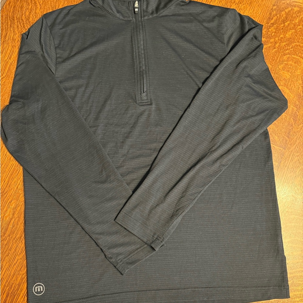 Travis Mathew Navy Long Sleeve Quarter-Zip Pullover EX COND